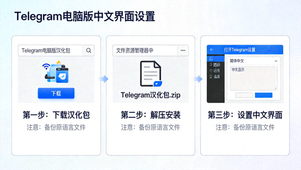Telegram官方客户端下载与安装步骤详细图解
